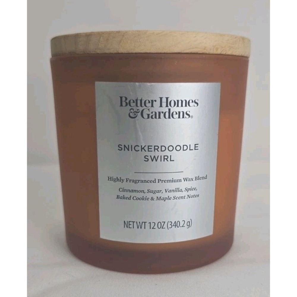 Better Homes & Gardens "Snickerdoodle Swirl" 2-Wick Candle 12oz